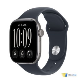 Apple Watch Series 12 GPS Space Gray Aluminum Case with Navy Blue Sport Band - Mobillife.of.by