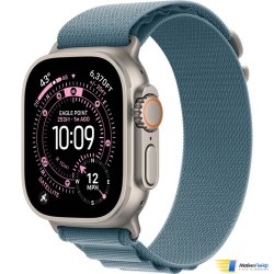 Apple Watch Ultra 3 GPS + Cellular 49mm Natural Titanium Case with Light Blue Alpine Loop - Mobillife.of.by
